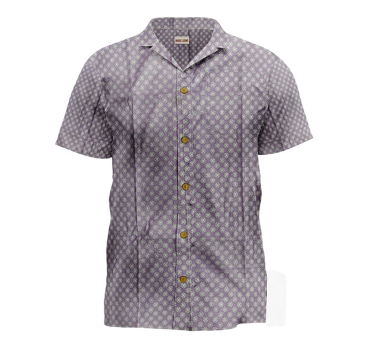 Lavender Grace Cotton Shirt